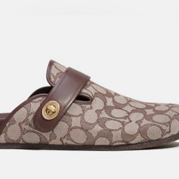 🚨‼️SOLD ‼️🚨COACH⭐️ NWT✨ MENS SIGNATURE CLOGS🏷️SIZE 10 - Picture 8 of 9